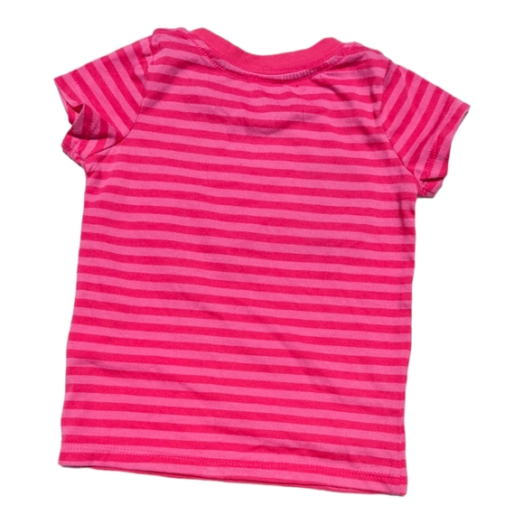 Disney Girls 12-18m Pink Stripped Minkie Mouse San Francisco T-shirt - Picture 3 of 5